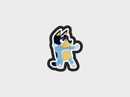 Dad Inspired Blue Heeler Dog Cookie Cutter STL Files Cookie Cutter Files