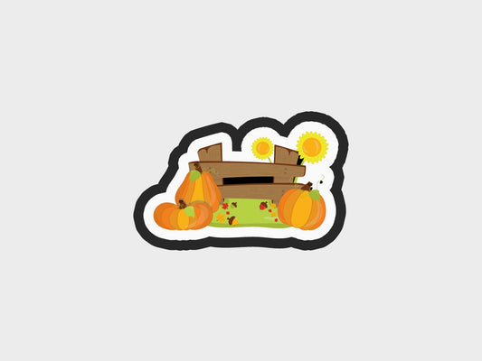 Decorated Fence Fall Harvest Cookie Cutter STL Files Cookie Cutter Files