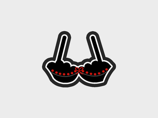 Frilly Bra Straps Bachelorette Red Lingerie Cookie Cutter STL Files Cookie Cutter Files