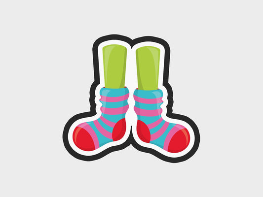 Cozy Christmas Feet Cookie Cutter STL Files Cookie Cutter Files