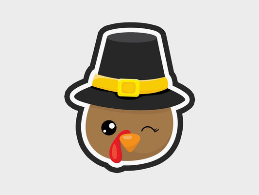 Hat Thanksgiving Turkey Faces Cookie Cutter STL Files Cookie Cutter Files