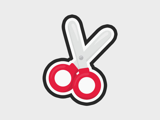 Scissors Back To School Kids Cookie Cutter STL Files Cookie Cutter Files