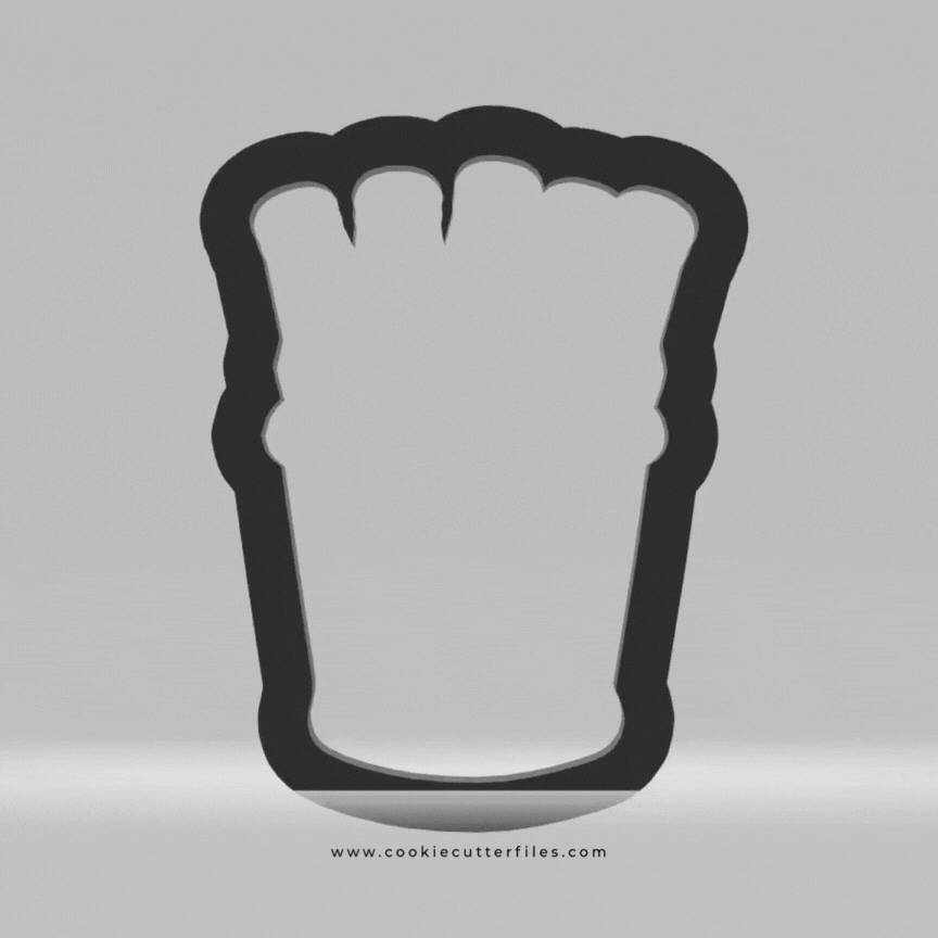 Beer Bucket Super Bowl Party Cookie Cutter STL Files Cookie Cutter Files