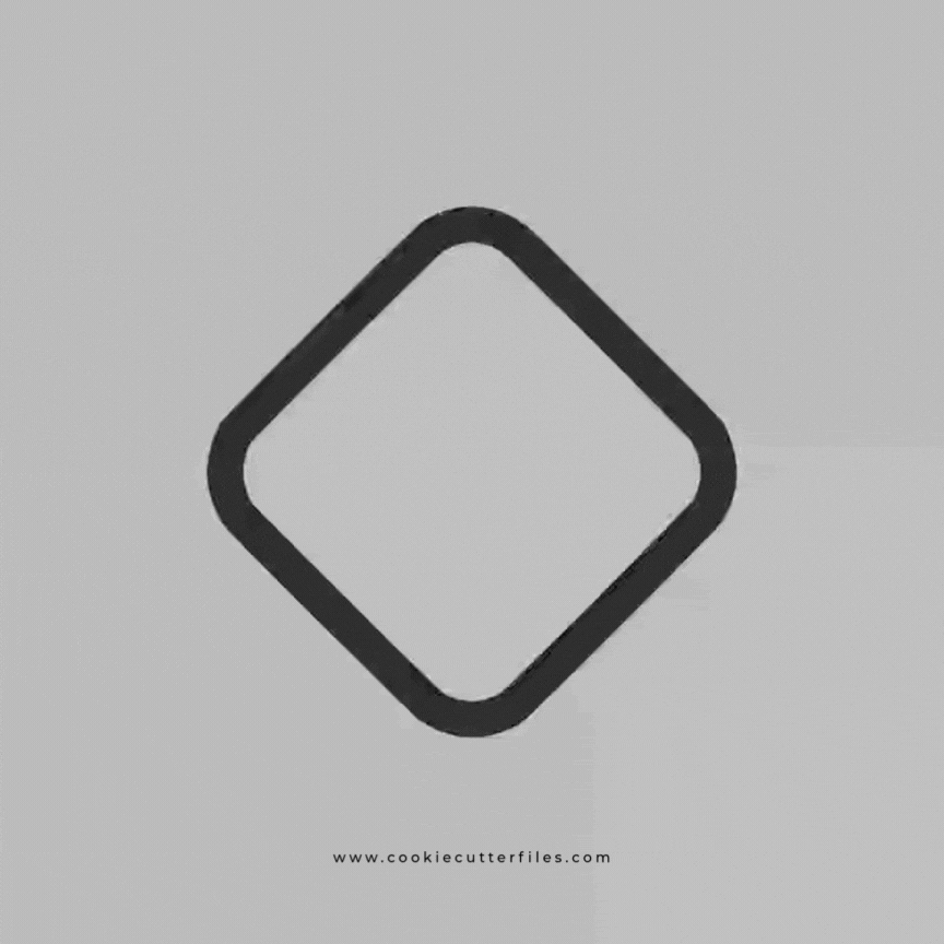 Dog Tag Inspired Mystery Dog Crew Cookie Cutter STL Files Cookie Cutter Files