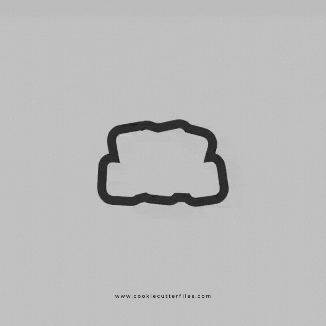 Word Blocks Game Night Cookie Cutter STL Files Cookie Cutter Files