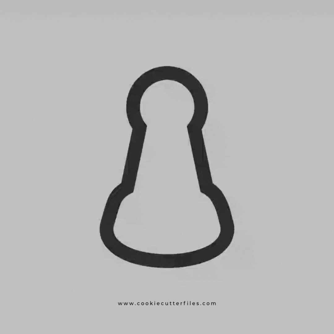 Playing Piece Game Night Cookie Cutter STL Files Cookie Cutter Files