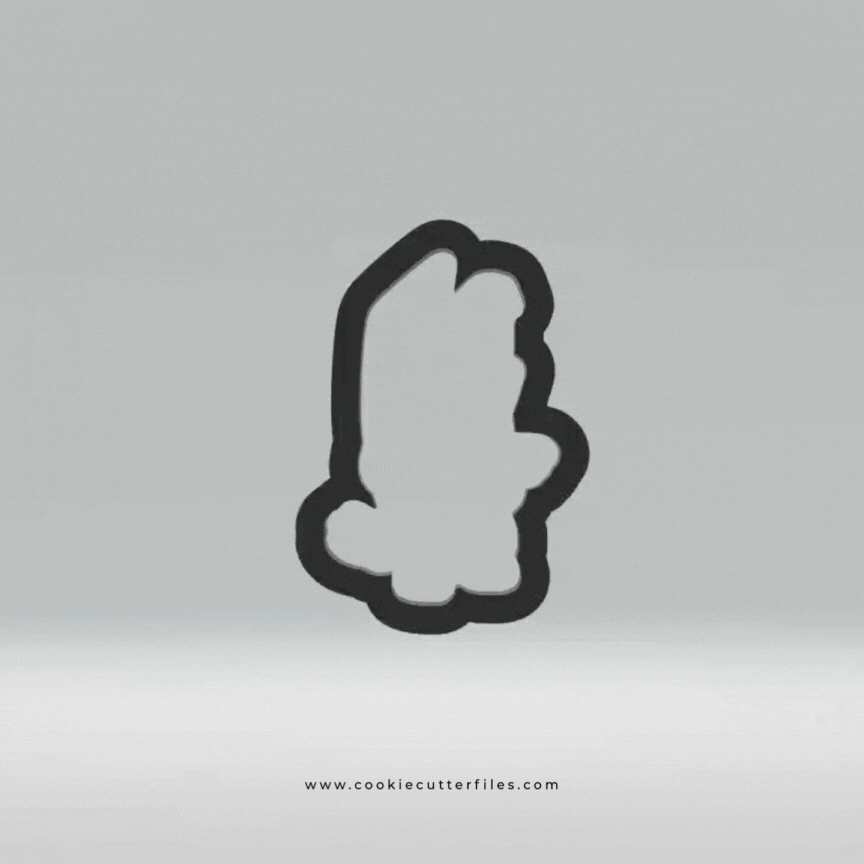 Uncle Inspired Blue Heeler Dog Cookie Cutter STL Files Cookie Cutter Files