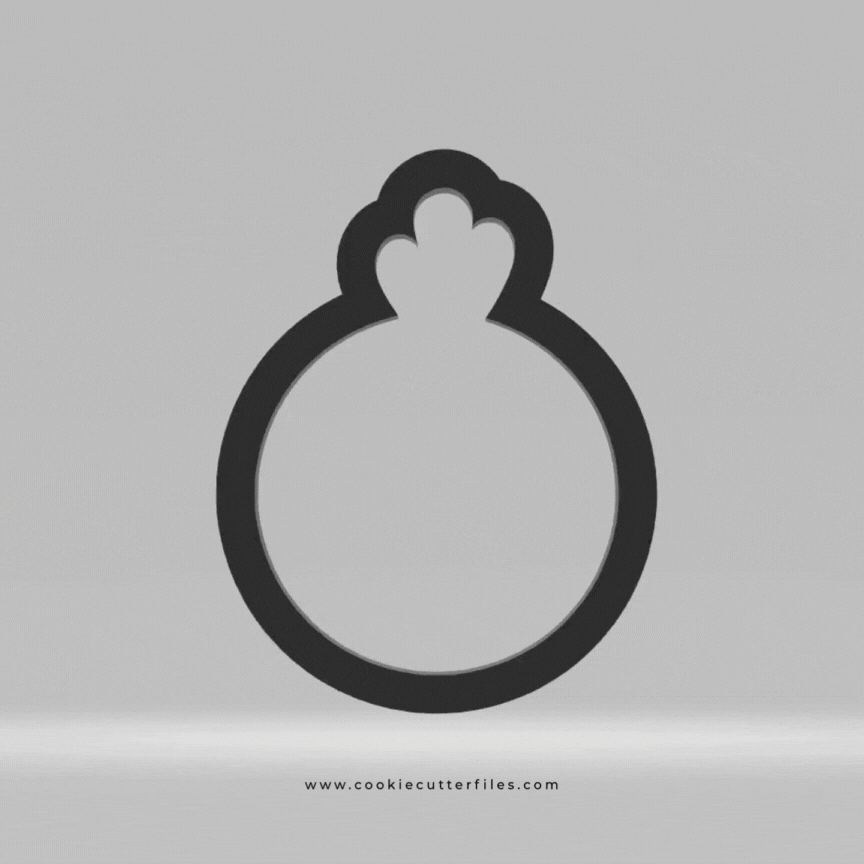 Chick Animal Face Cookie Cutter STL Files Cookie Cutter Files