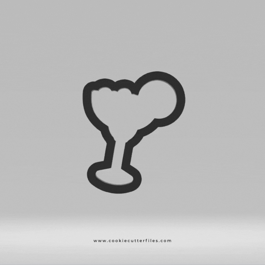 Margarita Cinco De Mayo Fiesta Cookie Cutter STL Files Cookie Cutter Files