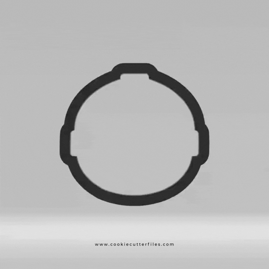 Mask Horror Chibi Faces Inspired Cookie Cutter STL Files Cookie Cutter Files