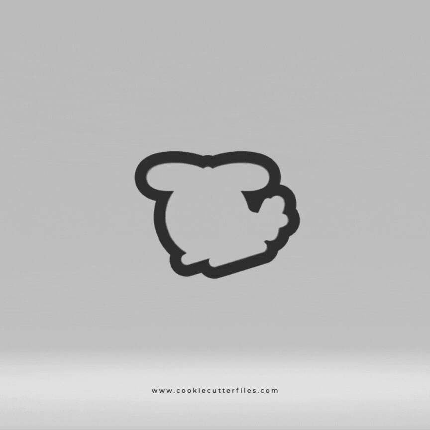 Helicopter Police Kids Cookie Cutter STL Files Cookie Cutter Files