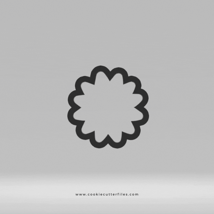 Sun Water Play Fun Cookie Cutter STL Files Cookie Cutter Files