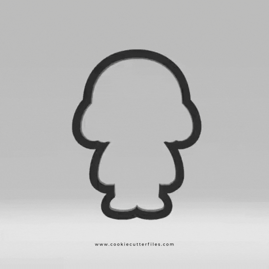 Puppet Horror Chibi Inspired Cookie Cutter STL Files Cookie Cutter Files