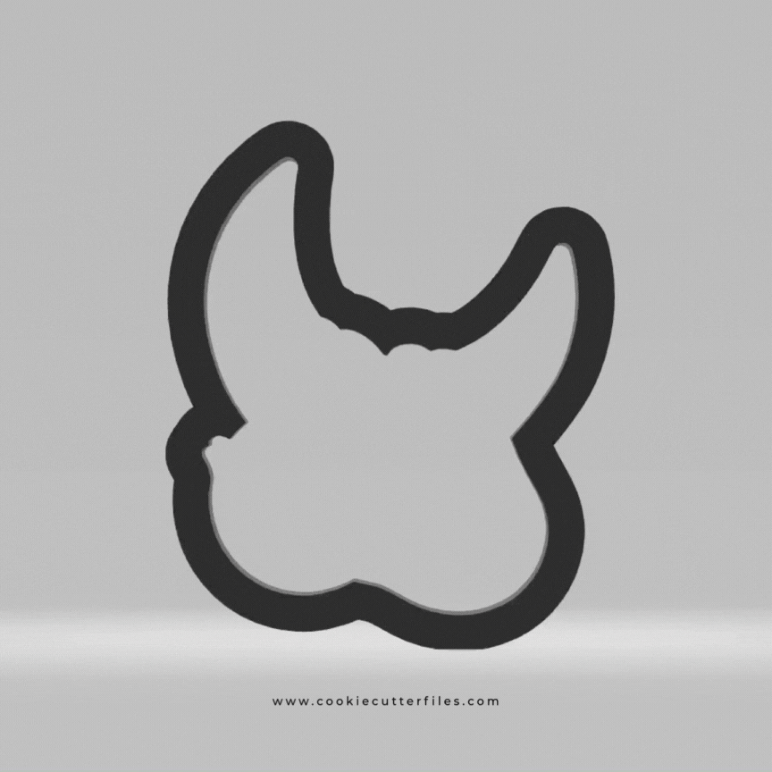 Upside Down Moon Hang Sweet Dreams Baby Sloth Cookie Cutter STL Files Cookie Cutter Files