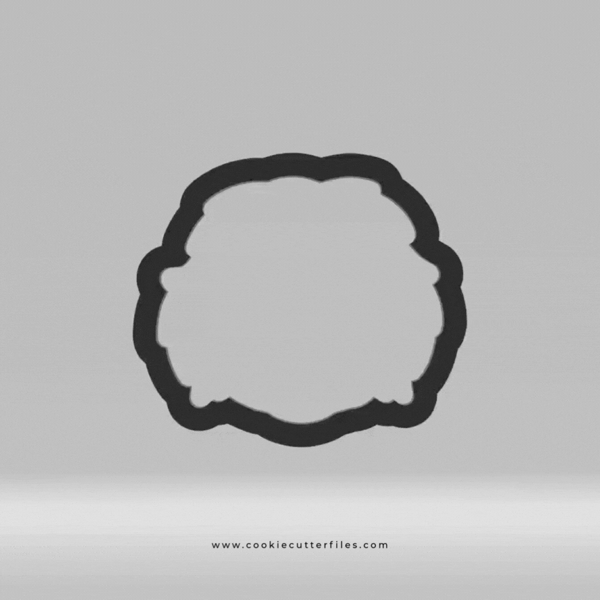 White Mask Horror Chibi Faces Inspired Cookie Cutter STL Files Cookie Cutter Files