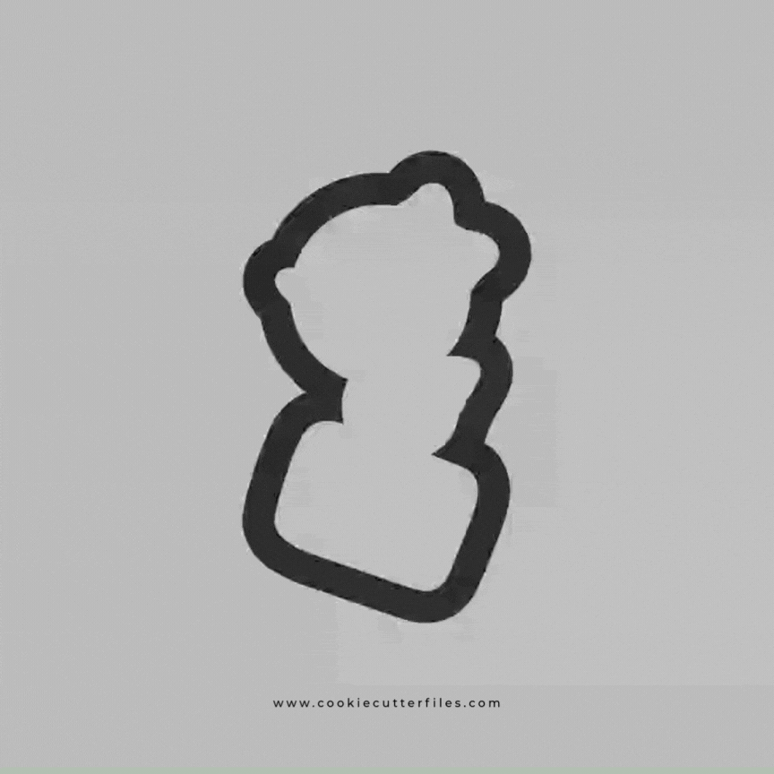 Bird Carrying Envelope Valentine Animals Cookie Cutter STL Files Cookie Cutter Files