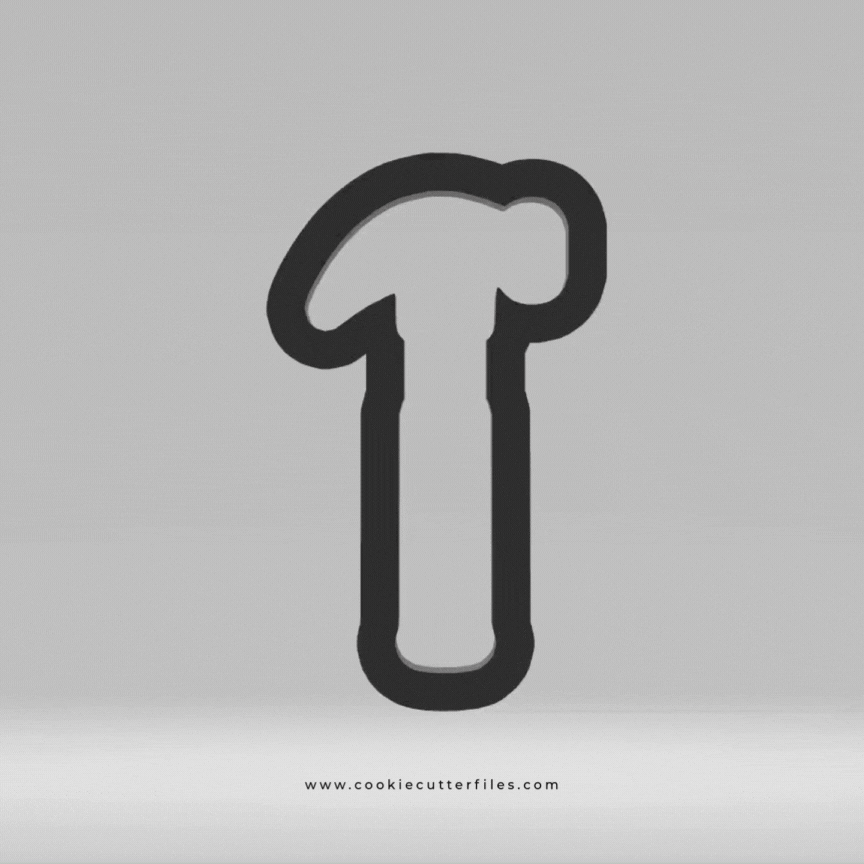 Hammer Tool Set Cookie Cutter STL Files Cookie Cutter Files