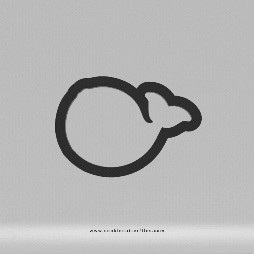 Whale Vampire Mermaid Cookie Cutter STL Files Cookie Cutter Files