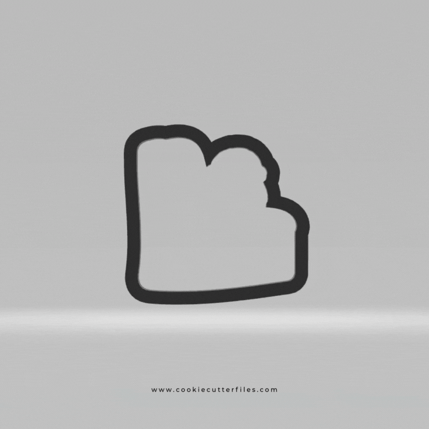 Ring Box Valentine Gifts Cookie Cutter STL Files Cookie Cutter Files