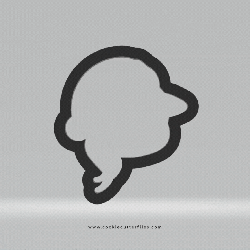 Horse Animal Faces Santa Edition Cookie Cutter STL Files Cookie Cutter Files