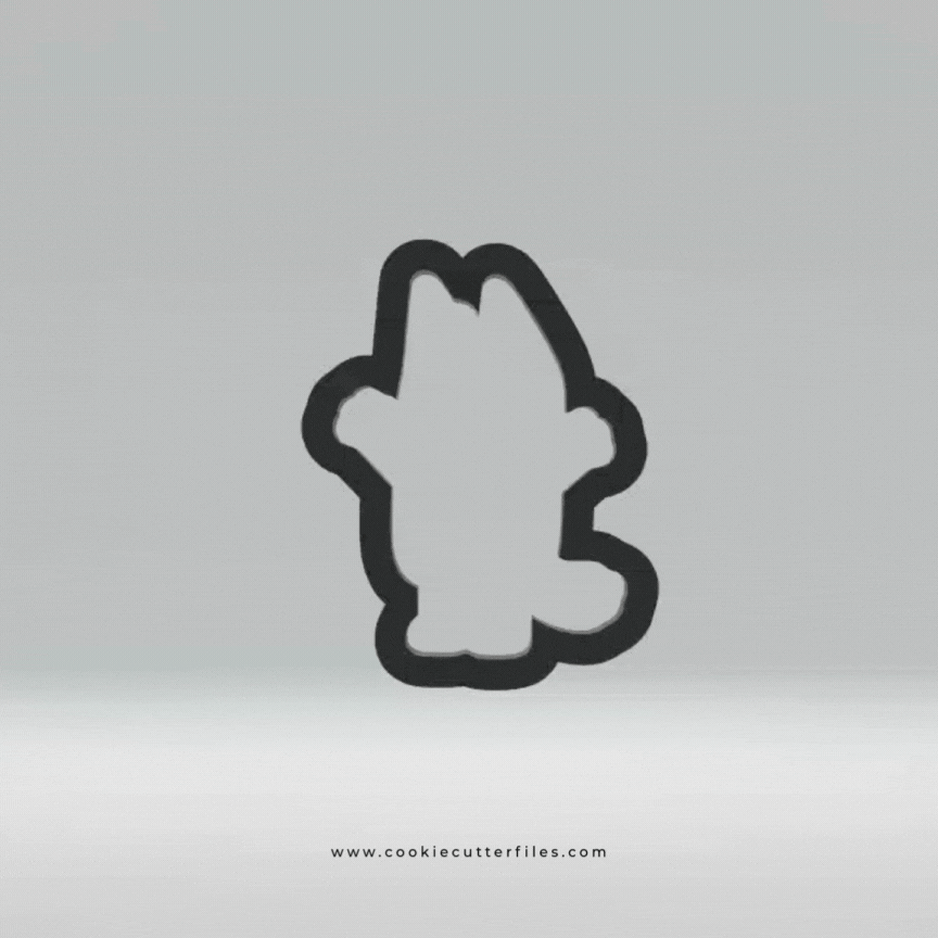 Sister Inspired Blue Heeler Dog Cookie Cutter STL Files Cookie Cutter Files