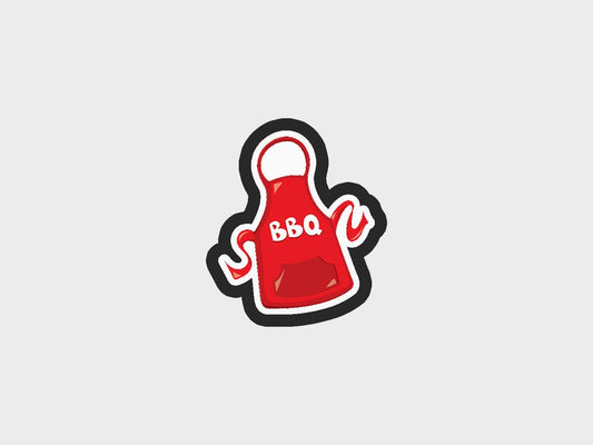 Apron Backyard Bbq Cookie Cutter STL Files Cookie Cutter Files
