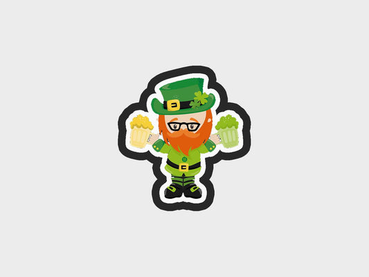 Beer Hip Leprechauns Cookie Cutter STL Files Cookie Cutter Files