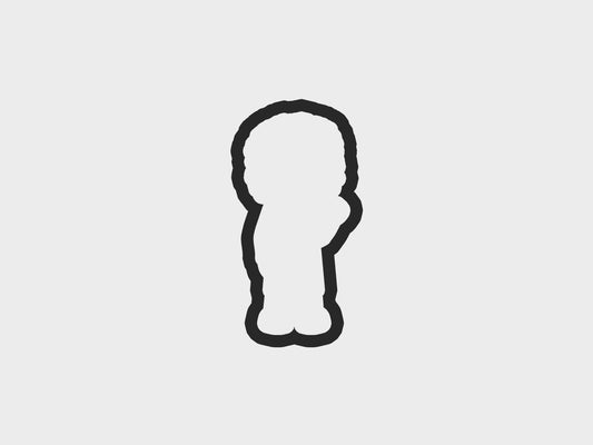 Boy Two Scientist Kids Cookie Cutter STL Files Cookie Cutter Files