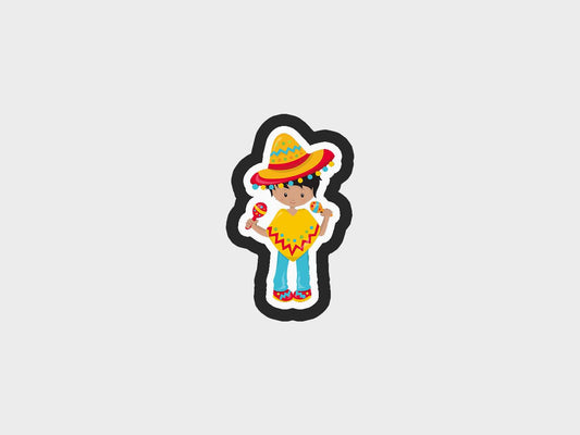 Boy Cinco De Mayo Fiesta Cookie Cutter STL Files Cookie Cutter Files