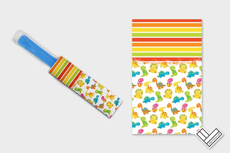 Dino Fun 1110 Ice Pop Digital Sublimation Design Sweet Sublimation Designs