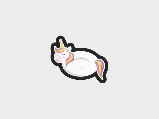 Float Unicorn Pool Party Cookie Cutter STL Files Cookie Cutter Files