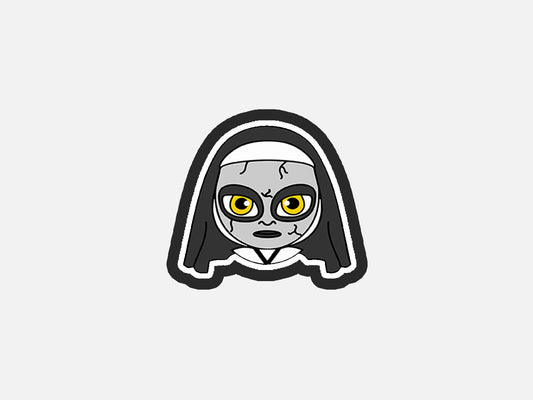 Nun Horror Chibi Faces Inspired Cookie Cutter STL Files Cookie Cutter Files
