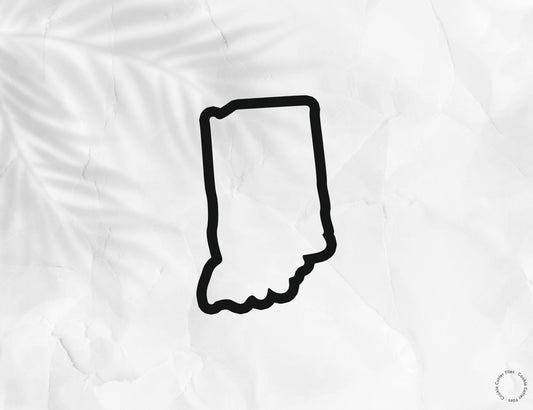 Indiana State Basic Cookie Cutter STL Files Cookie Cutter Files