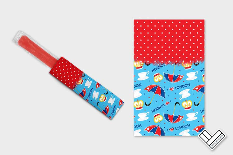 London 0402 Ice Pop Digital Sublimation Design Sweet Sublimation Designs