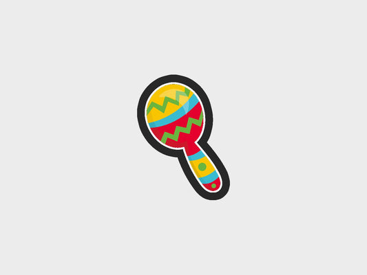 Maraca Cinco De Mayo Fiesta Cookie Cutter STL Files Cookie Cutter Files