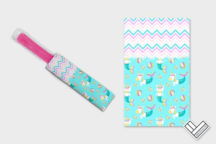 Mermaid Unicorn 0801 Ice Pop Digital Sublimation Design Sweet Sublimation Designs