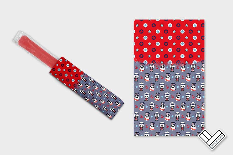 Nautical Panda 0510 Ice Pop Digital Sublimation Design Sweet Sublimation Designs