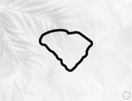 South Carolina State Basic Cookie Cutter STL Files Cookie Cutter Files