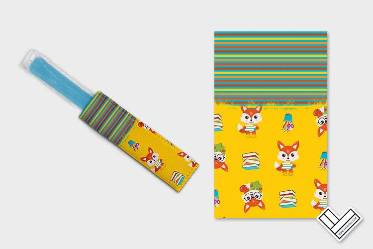School Fox 0906 Ice Pop Digital Sublimation Design Sweet Sublimation Designs