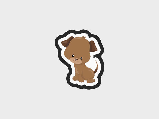 Sitting Puppy Dog Cookie Cutter STL Files Cookie Cutter Files