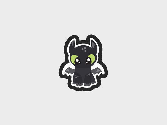 Black Teethless Dragon Inspired Cookie Cutter STL Files Cookie Cutter Files