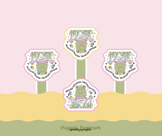 Naturally Introverted Selectively Extroverted Mental Health Magnetic Bookmark Paper Craft Printable Paper Crafts