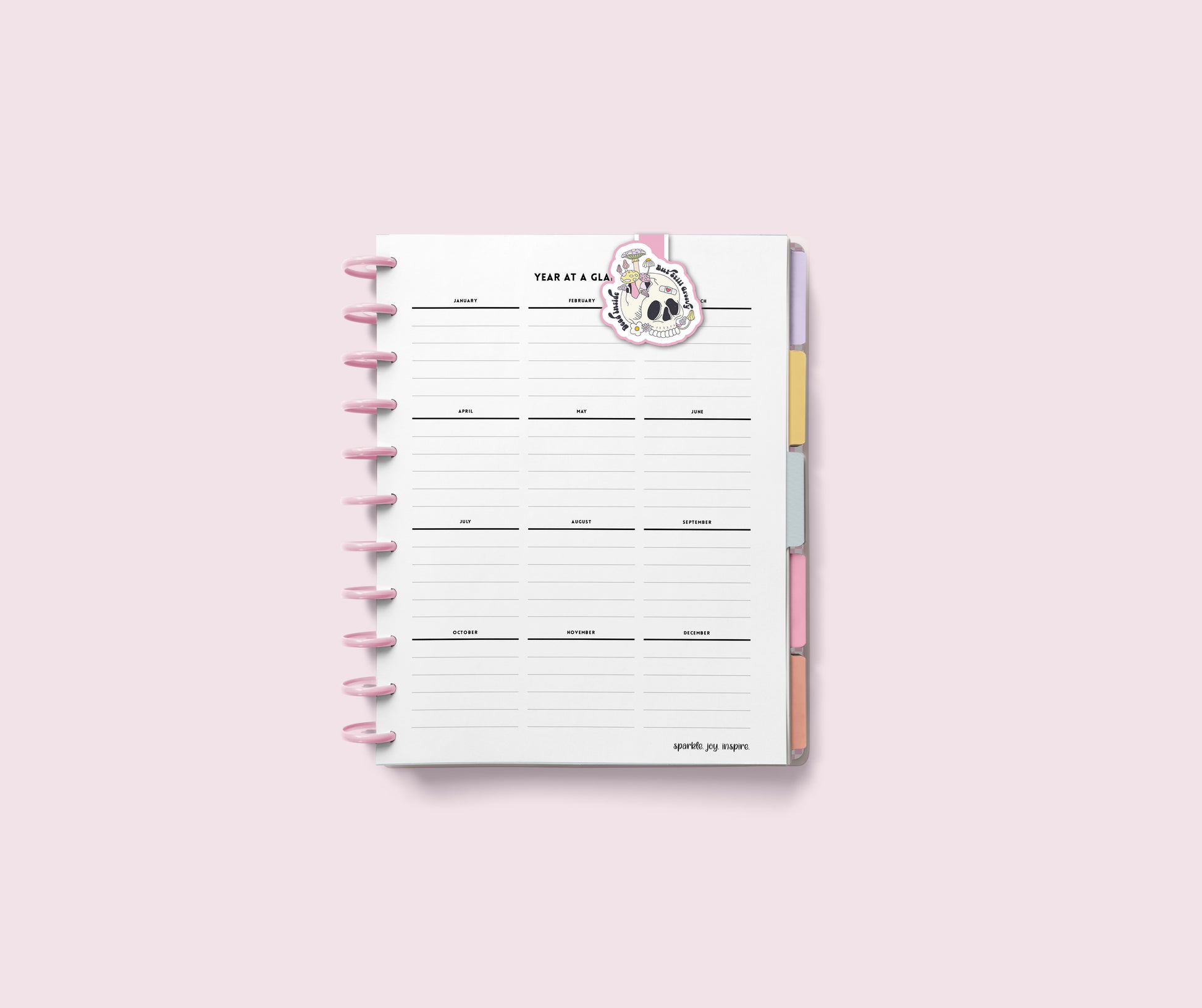 Dead Inside But Still Groovy Mental Health Magnetic Bookmark Paper Craft Printable Paper Crafts