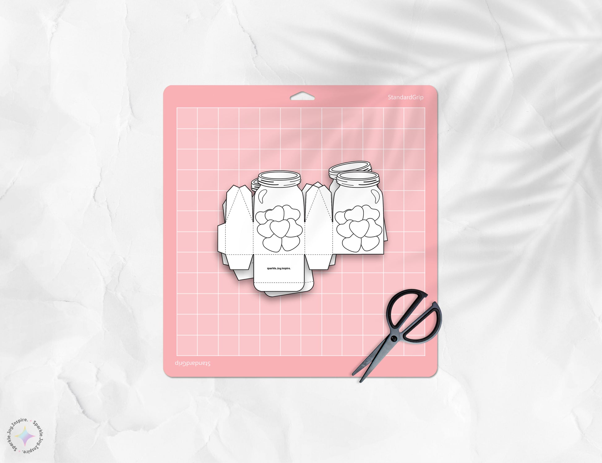 Jar Of Hearts Color Me Valentine Favor Box Paper Craft Printable Paper Crafts