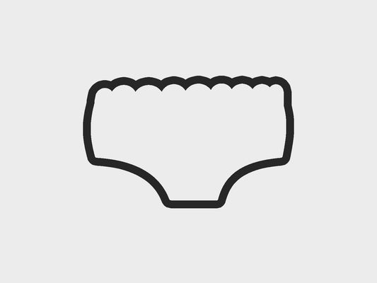 Hipster Undies Bachelorette Red Lingerie Cookie Cutter STL Files Cookie Cutter Files