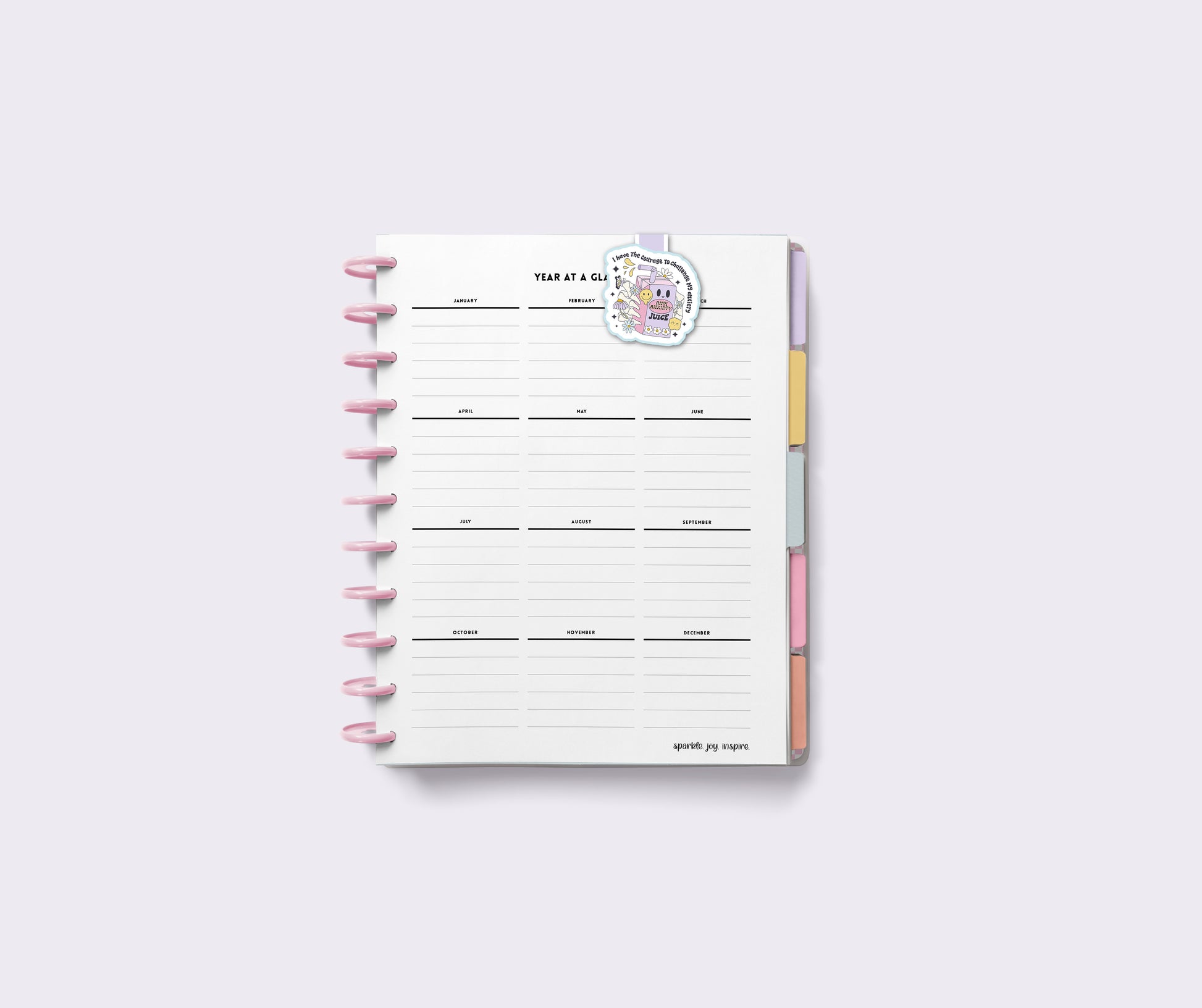 Anti Anxiety Juice Mental Health Magnetic Bookmark Paper Craft Printable Paper Crafts