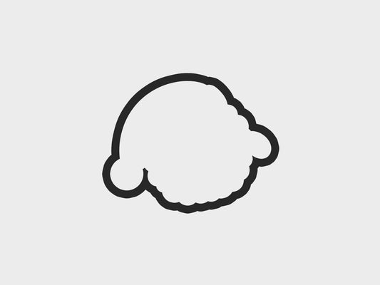 Sheep Animal Faces Santa Edition Cookie Cutter STL Files Cookie Cutter Files