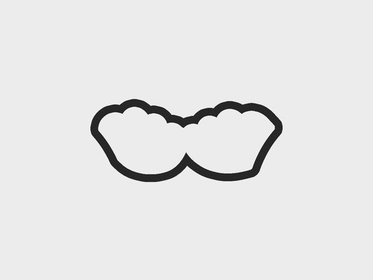 Strapless Bra Bachelorette Red Lingerie Cookie Cutter STL Files Cookie Cutter Files