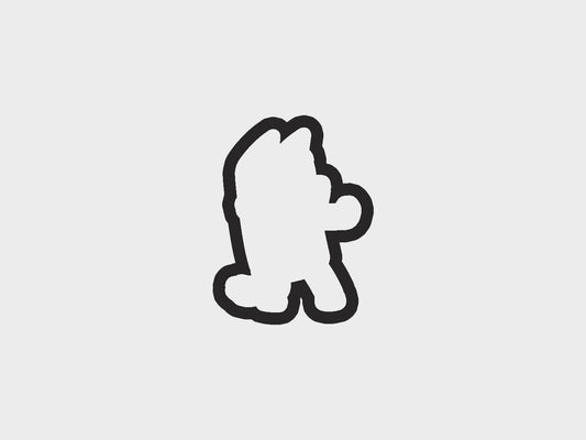 Dad Inspired Blue Heeler Dog Cookie Cutter STL Files Cookie Cutter Files