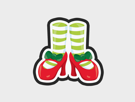 Pretty Christmas Feet Cookie Cutter STL Files Cookie Cutter Files